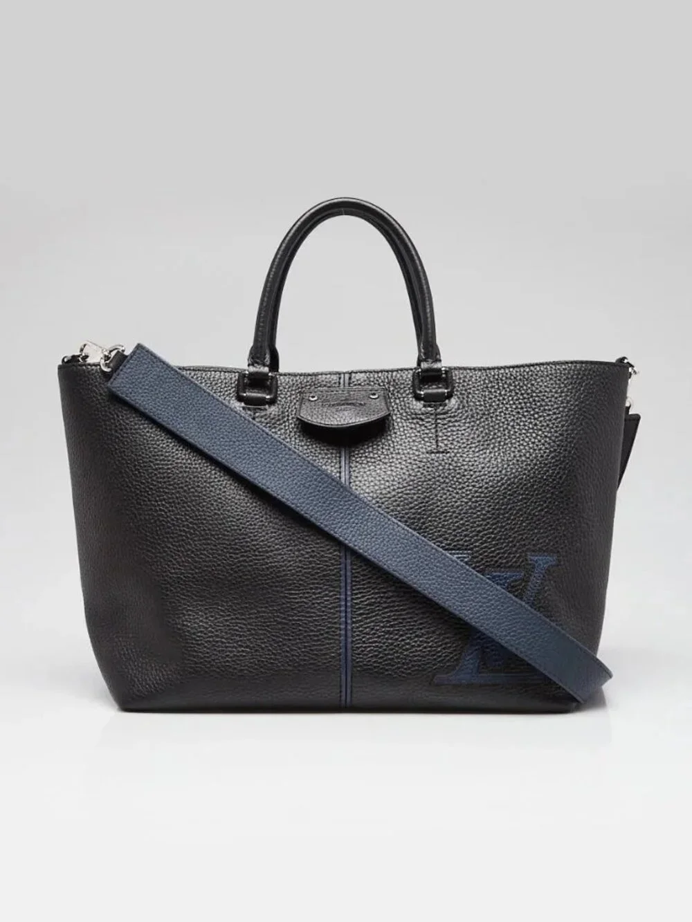 Louis Vuitton Black Taurillon Leather Pernelle Tote Bag